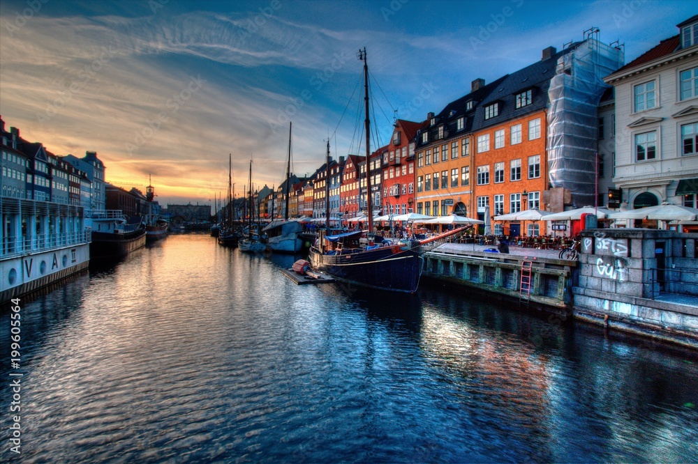 Nyhavn Harbor in Copenhagen