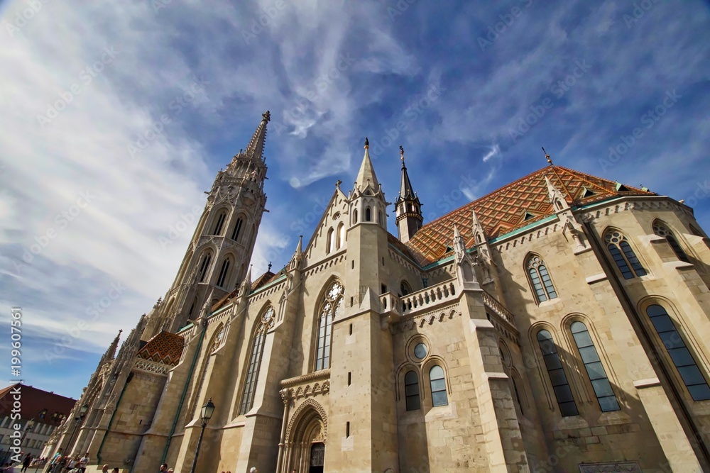 Obraz premium Halászbástya (Fisherman's Bastion) in Budapest