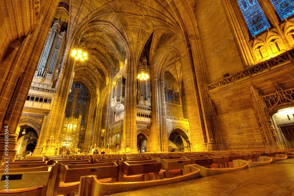 Naklejka premium Liverpool Cathedral Interior