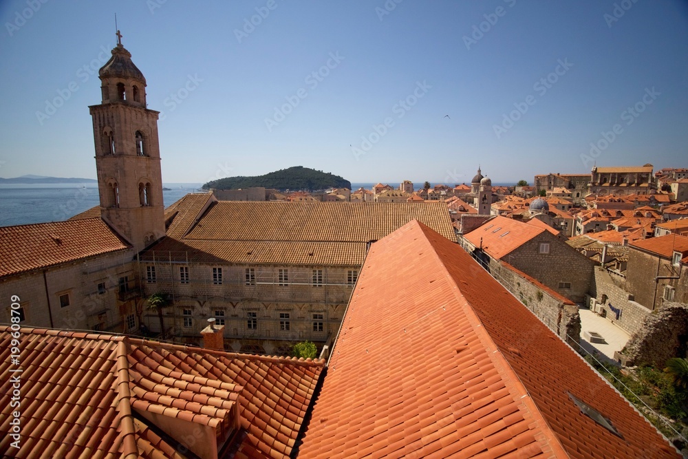 Rooftops in Dubrovnik Rooftops in Dubrovnik