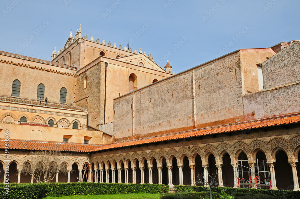 Il chiostro del Duomo di Monreale - Palermo, Sicilia