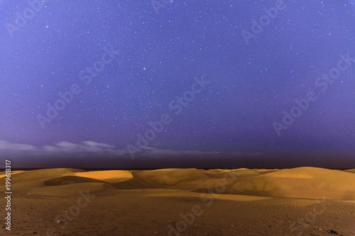 Maspalomas's dune at night