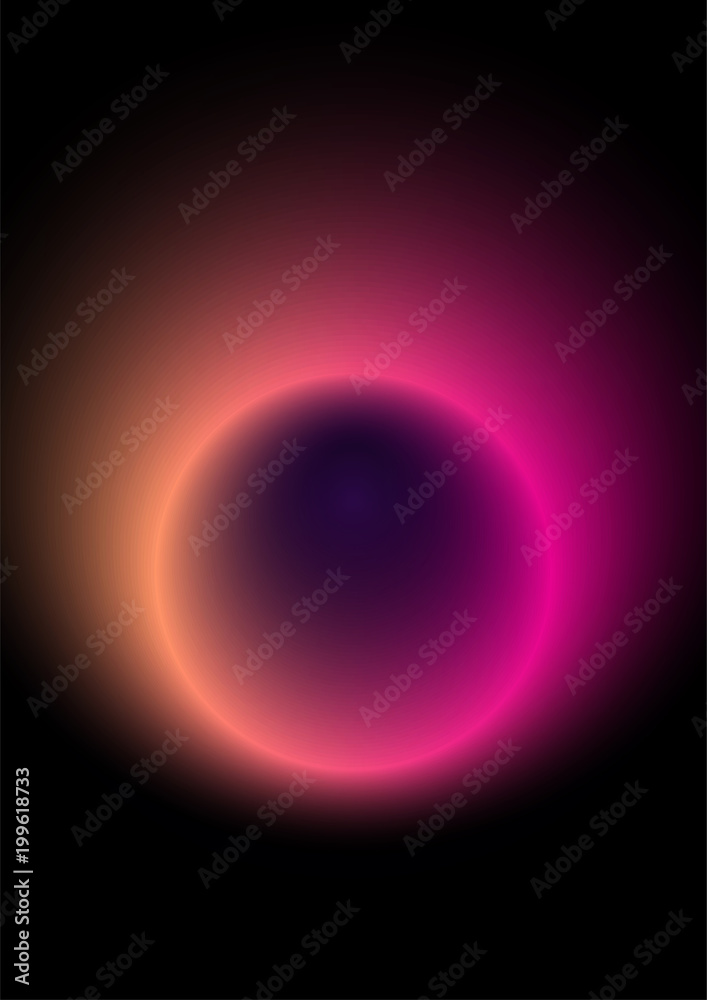 Abstract red gradient orb Abstract red gradient orb