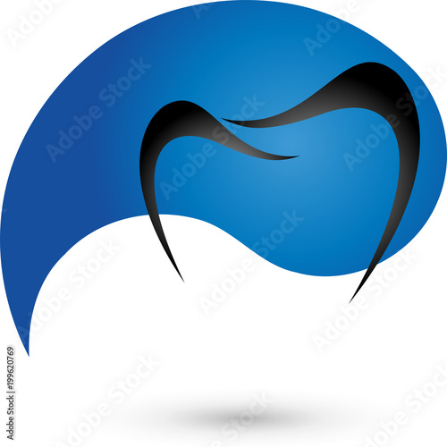 Zahn, Tropfen, Zahnpflege, Zahnmedizin, Logo