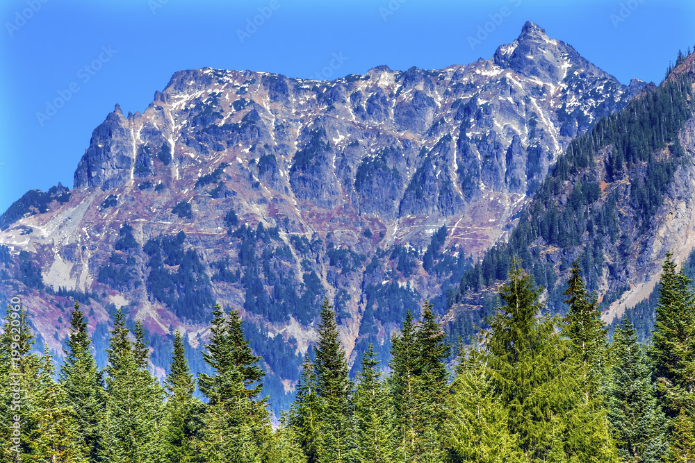 Mount Chikamin Peak Snoqualme Pass Wenatchee National Forest Washington
