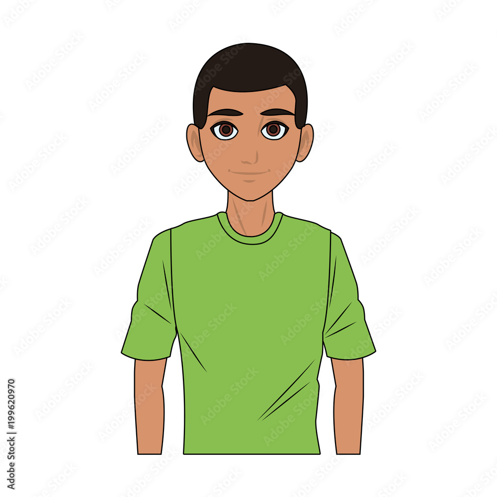 Young man cartoon vector illustration graphic design Young man cartoon vector illustration graphic design