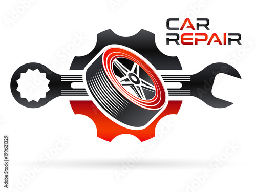 Autowerkstatt / Reifenmontage - Logo