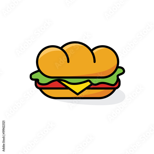 sandwich with cheese and lettuce