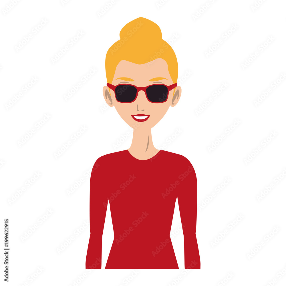 Young woman cartoon vector illustration graphic design Young woman cartoon vector illustration graphic design