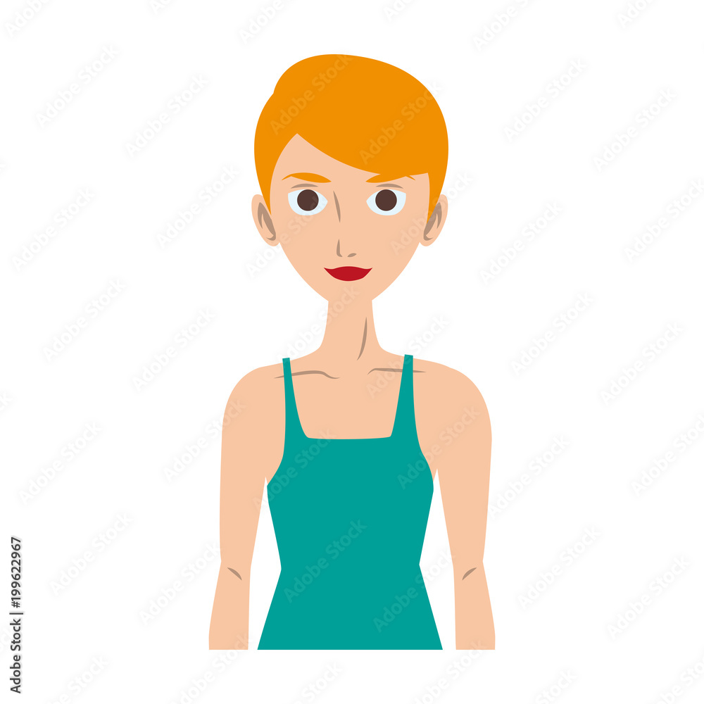 Young woman cartoon vector illustration graphic design Young woman cartoon vector illustration graphic design