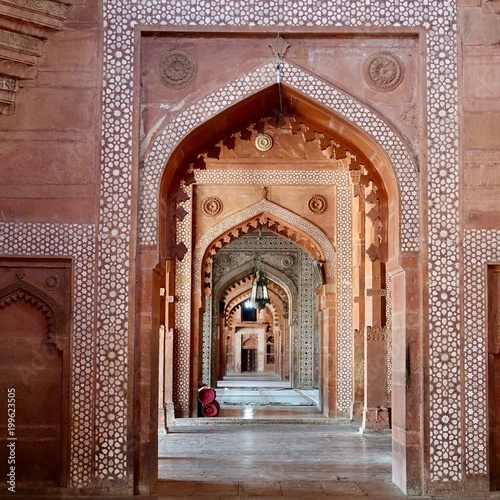 Moschee in Fatehpur Sikri, Indien, Mogularchitektur