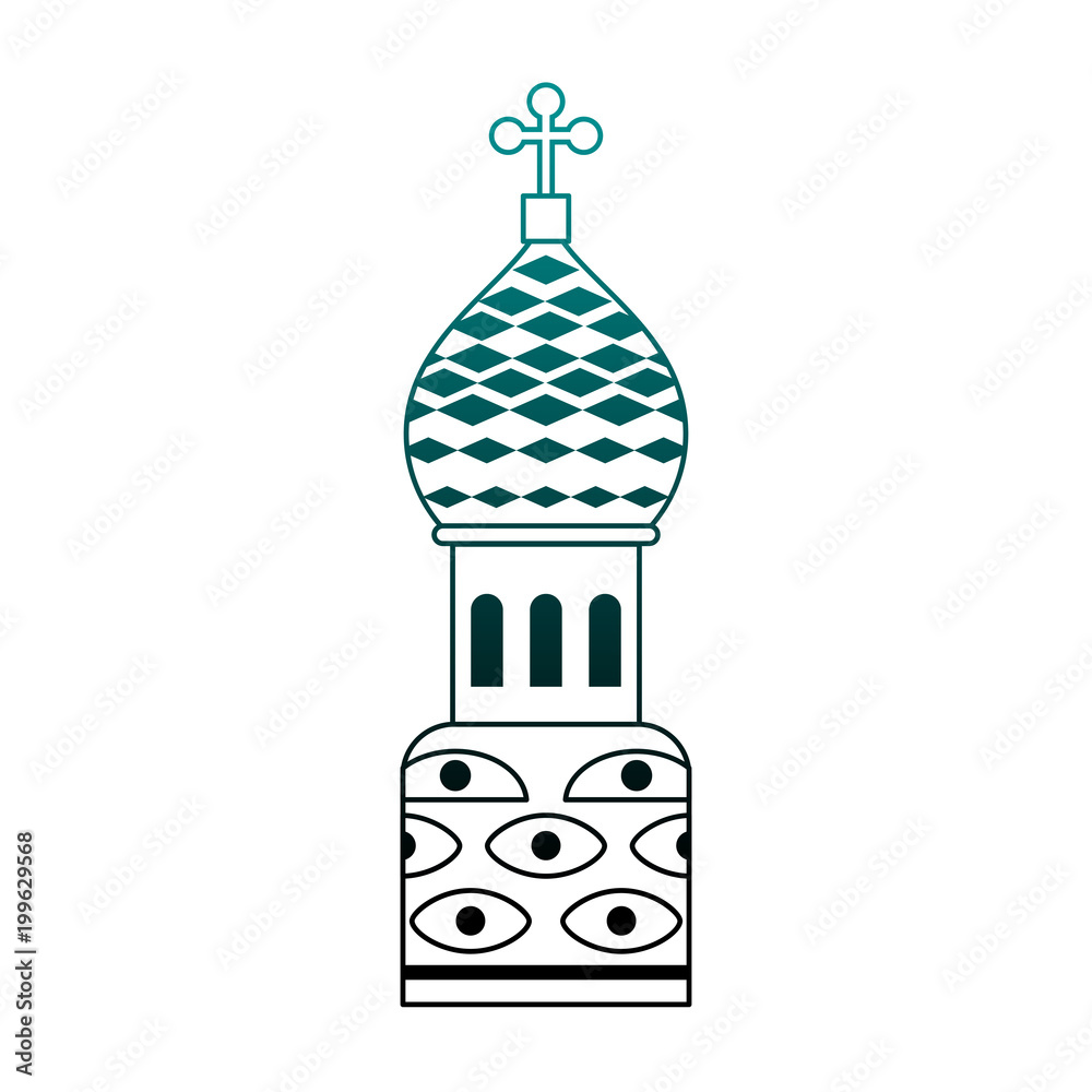 Saint basils cathedral vector illustration graphic design Saint basils cathedral vector illustration graphic design