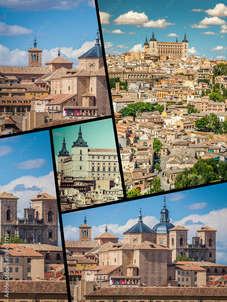 Photo collage from Toledo Spain.