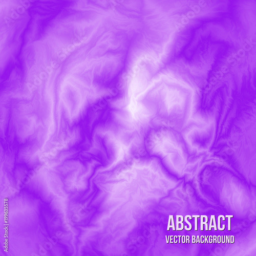 Ultra violet and white marble texture glitch vector background. Smooth silky effect. Data distortion, digital decay. Easy to edit design template.
