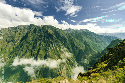 Colca Canyon in the province of Arequipa, Peru photo