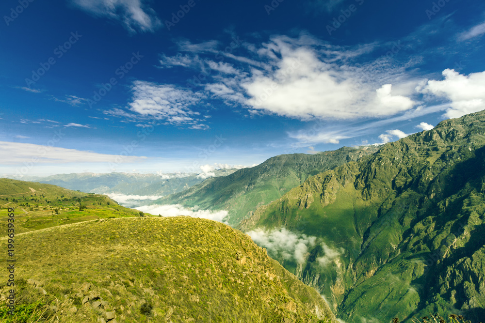 Fototapeta premium Colca Canyon in the province of Arequipa, Peru