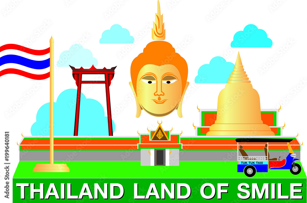 thailand vector symbol asian tradition