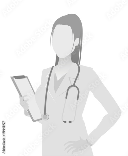 Default placeholder doctor half-length portrait