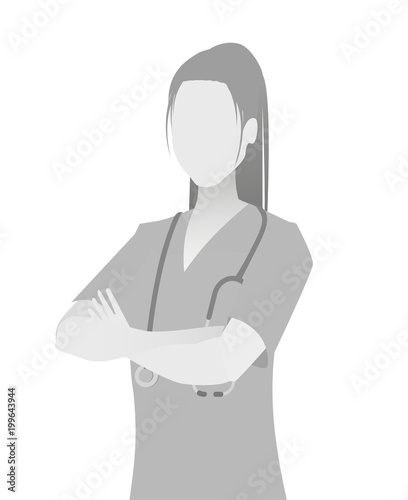 Default placeholder doctor half-length portrait