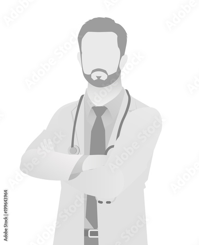 Default placeholder doctor half-length portrait