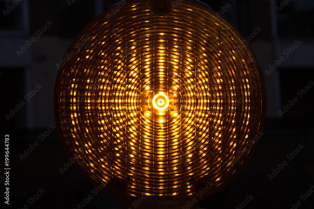 Obraz premium Construction site light closeup outdoor