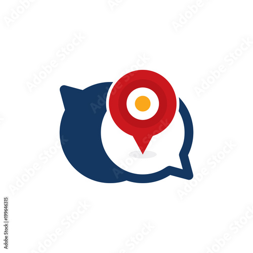 Free Download Point Chat Logo Icon Design - GFXLoad