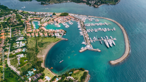 Casa de Campo. Big port for yacht parking. Bird view