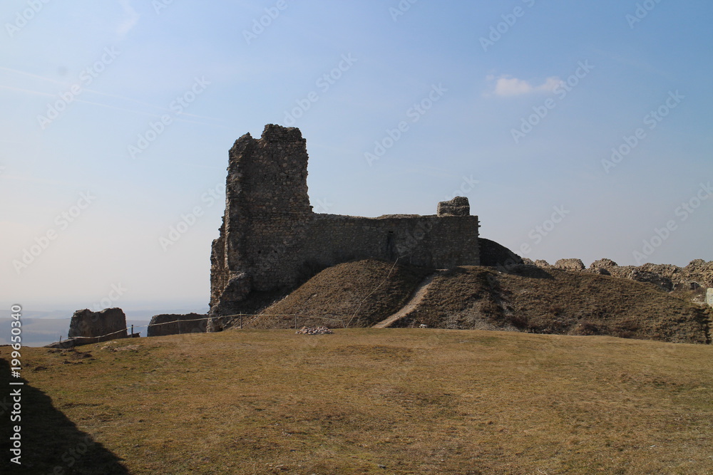Ruins of Branč castle, Myjavská pahorkatina, Slovakia