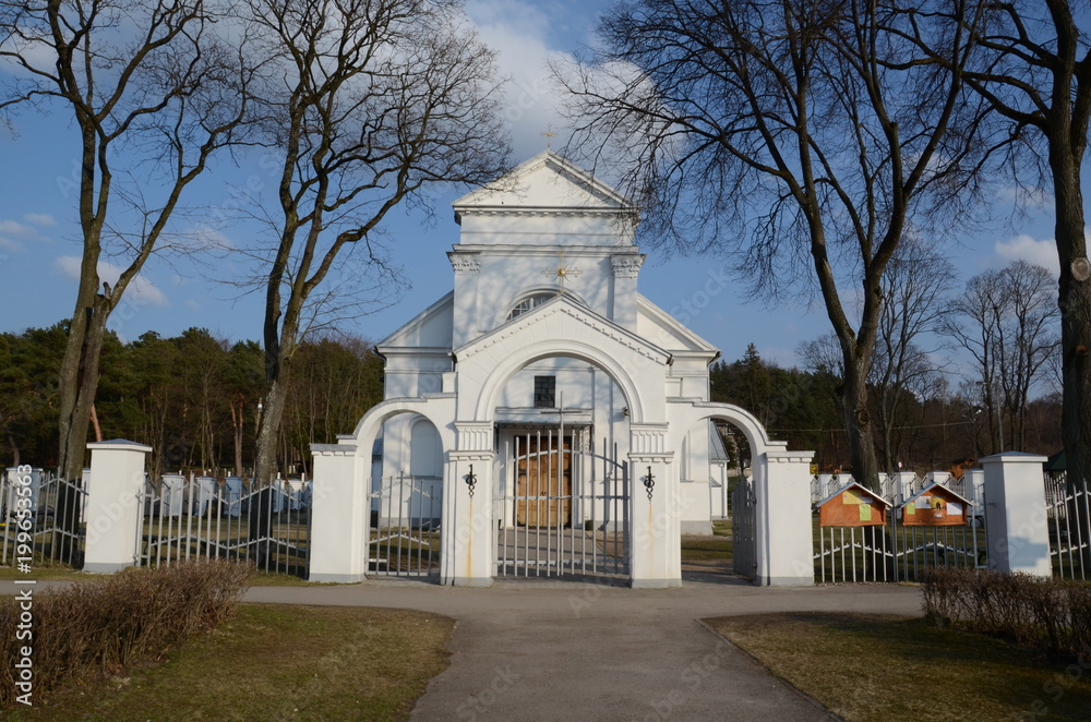 Obraz premium St. Virgin Mary's Church in Kaunas, Lithuania