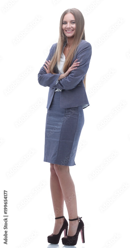 portrait in full growth.successful business woman portrait in full growth.successful business woman