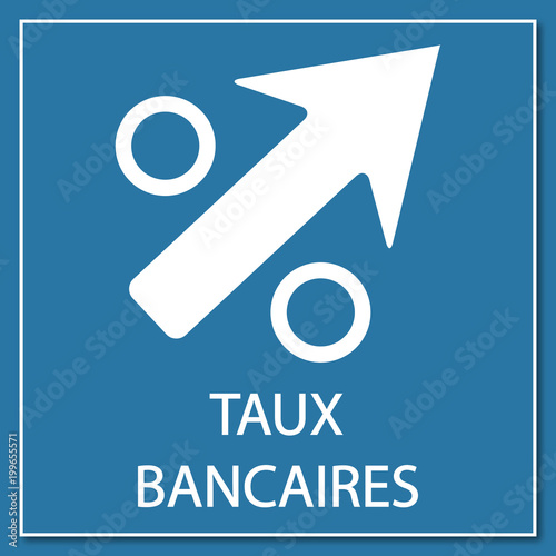 Logo taux bancaires.