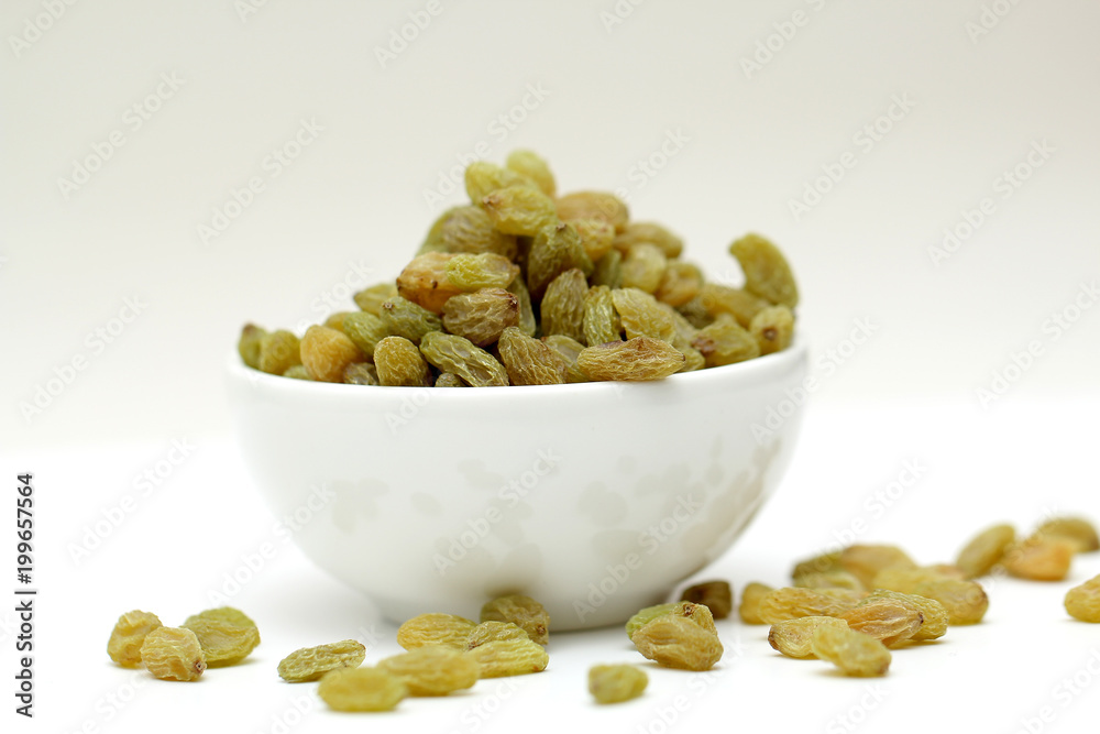 Raisins isolated on white background Raisins isolated on white background