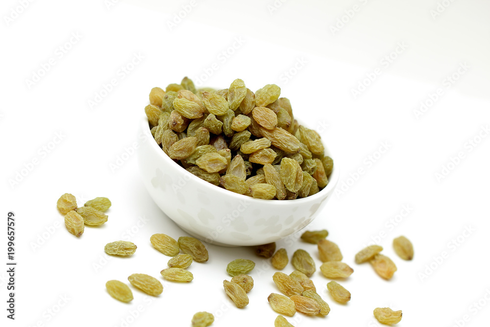 Raisins isolated on white background Raisins isolated on white background