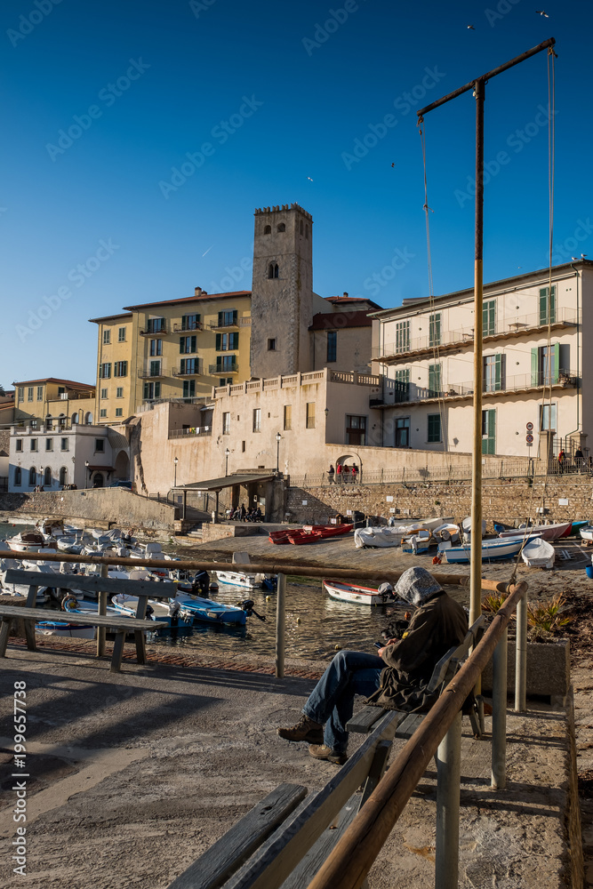 Obraz premium Piombino, Tuscany, Italy - Harbour