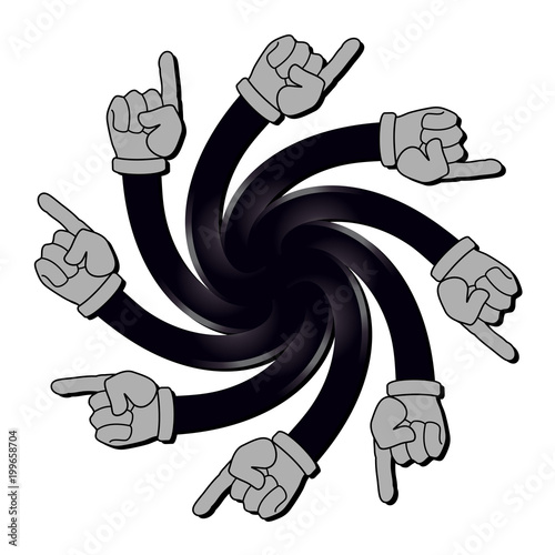 abstract circle symbol