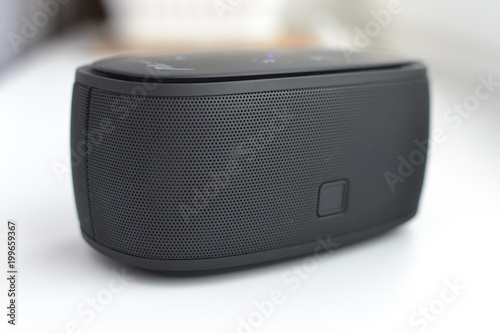 Portable acoustics for a smartphone close-up. Stereoacoustics.