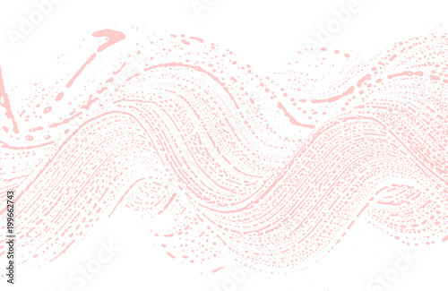 Natural soap texture. Alluring millenial pink foam trace background. Artistic stylish soap suds. Cleanliness, cleanness, purity concept. Vector illustration.