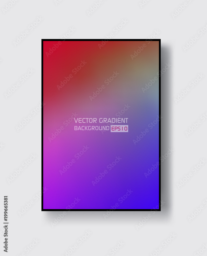 Naklejka premium Creative design poster with vibrant gradients.