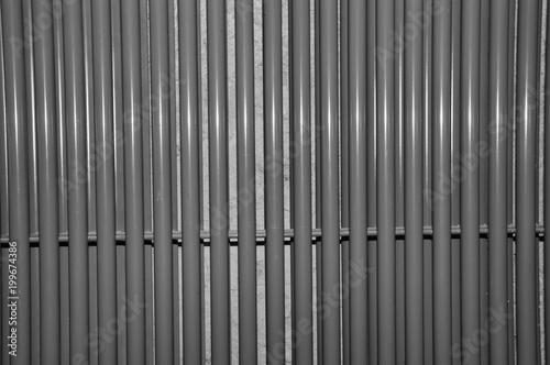 Zoom on a large water radiator