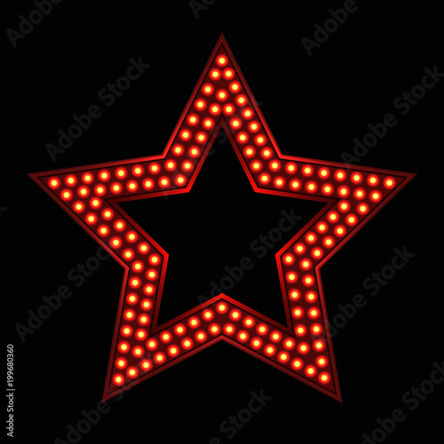 Lamps lighted vector illustration