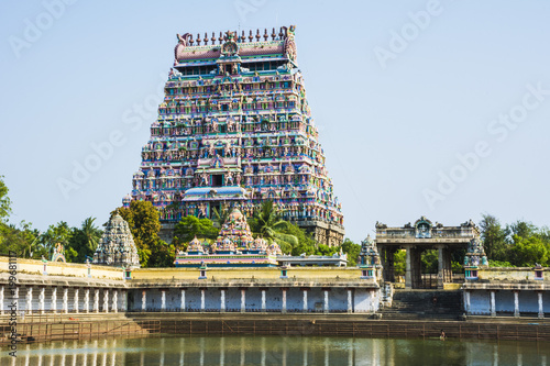 Chidambaram Temple with tank