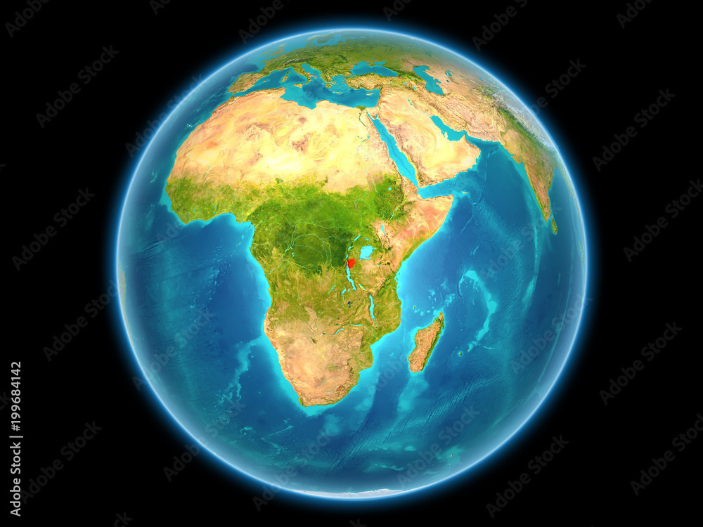 Burundi on planet Earth
