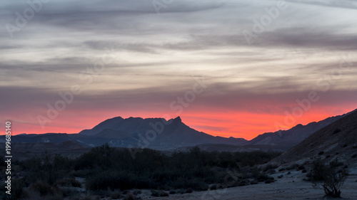 Desert Sunset Mitzpe Ramon  Israel