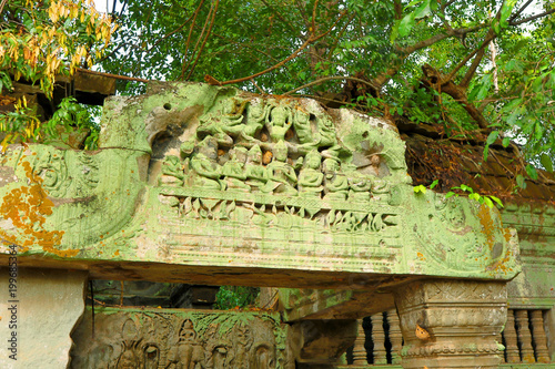 Beng Mealea, Ancient ruin of Cambodia. photo