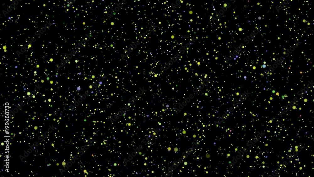 4k animation of flight through space