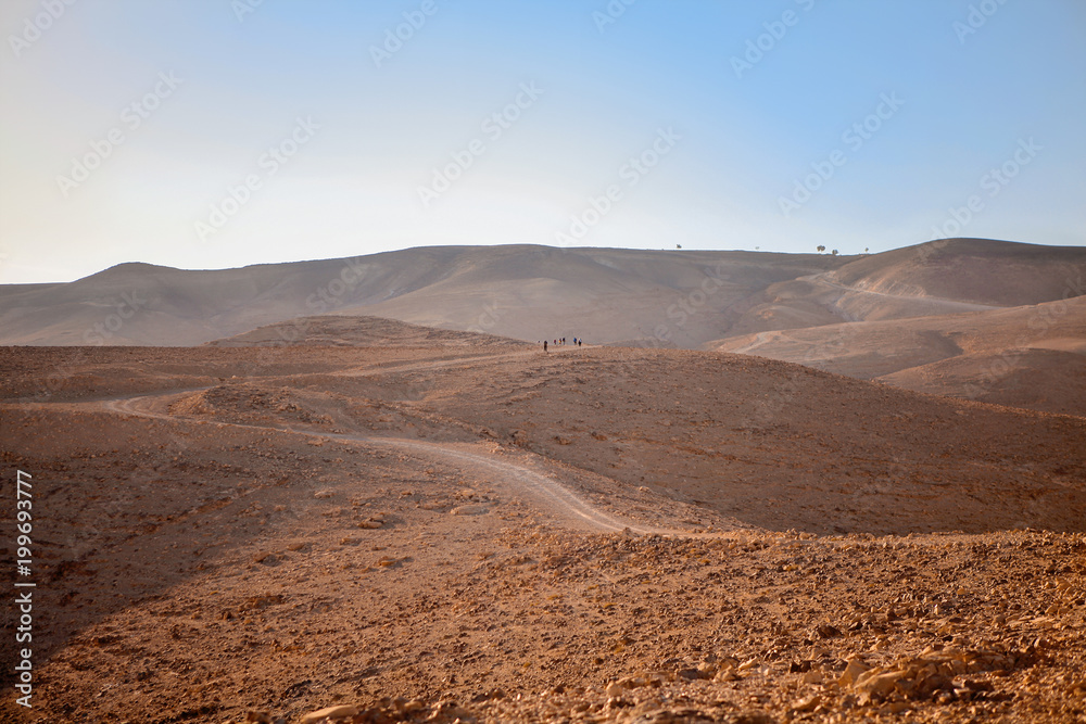 Negev natural reserve, part of Israel National Trail in Judaean Desert