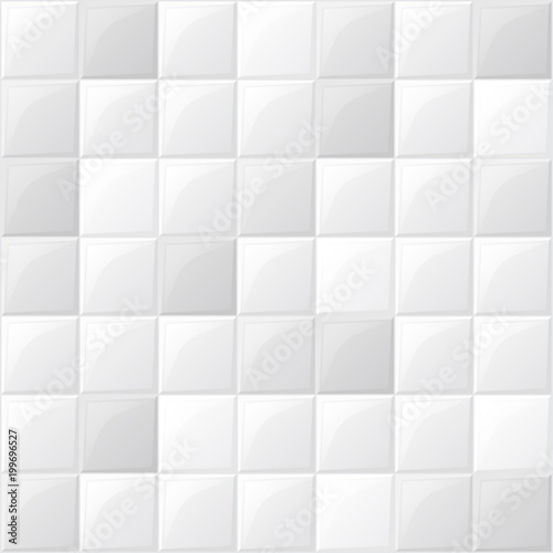 white tile background