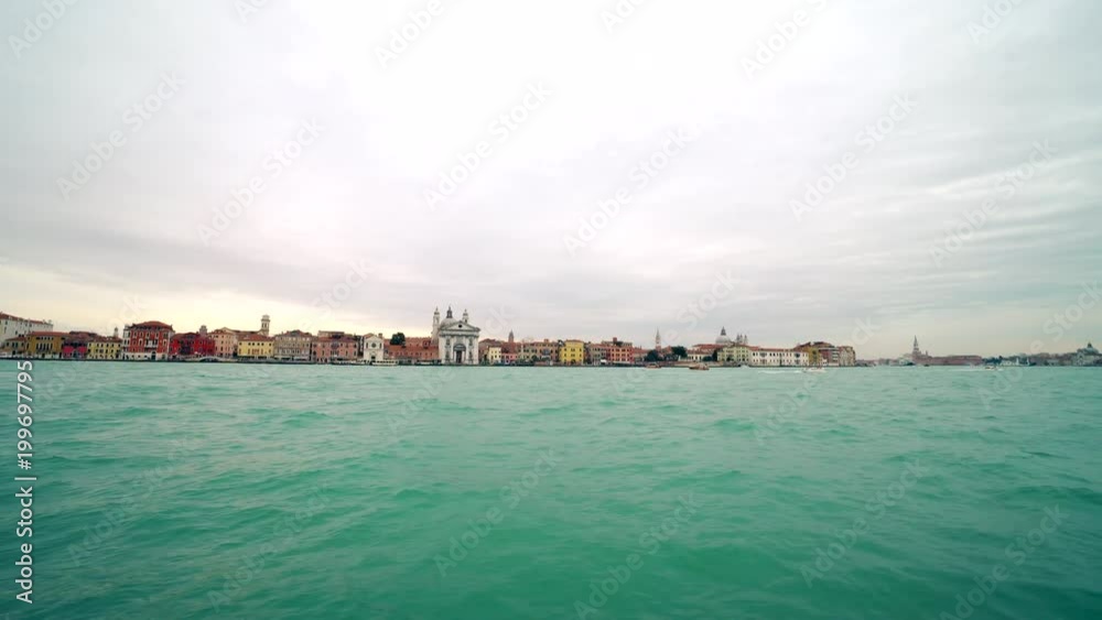 Intensive traffic of boats in the Venetian lagoon in front of St. Mark's Square, Venice, Italy 4K Intensive traffic of boats in the Venetian lagoon in front of St. Mark's Square, Venice, Italy 4K