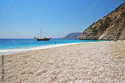 Beautiful Kaputas beach in Turkey