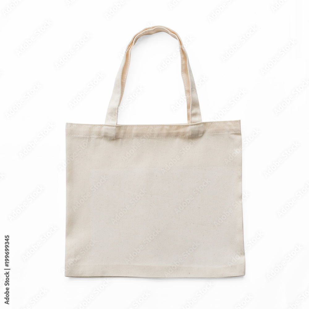 Tote bag mock up canvas cotton fabric cloth for eco shopping sack mockup blank template isolated on white background (clipping path) Tote bag mock up canvas cotton fabric cloth for eco shopping sack mockup blank template isolated on white background (clipping path)